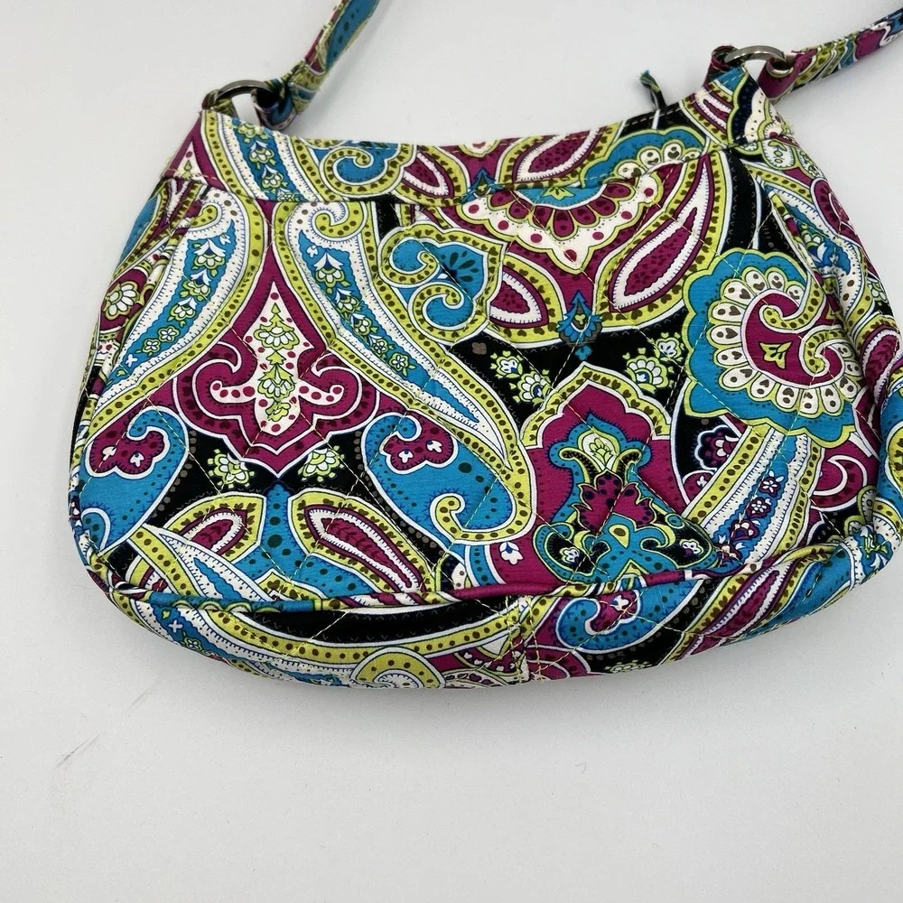 Vintage Y2K Vera Bradley Zoe Silk Paisley Limited Edition Shoulder Bag Purse